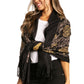 Sakkas Ginata Women's Large Casual Super Soft Embroidery Scarf Shawl Wrap Stole