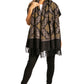 Sakkas Ginata Women's Large Casual Super Soft Embroidery Scarf Shawl Wrap Stole