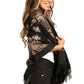 Sakkas Ginata Women's Large Casual Super Soft Embroidery Scarf Shawl Wrap Stole