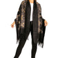 Sakkas Ginata Women's Large Casual Super Soft Embroidery Scarf Shawl Wrap Stole
