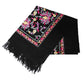 Sakkas Ginata Women's Large Casual Super Soft Embroidery Scarf Shawl Wrap Stole