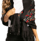 Sakkas Ginata Women's Large Casual Super Soft Embroidery Scarf Shawl Wrap Stole