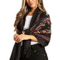 Sakkas Ginata Women's Large Casual Super Soft Embroidery Scarf Shawl Wrap Stole