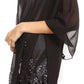 Sakkas Naomi Women Soft Sheer Embellished Chiffon Bridal Wedding Scarf Shawl Wrap