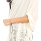 Sakkas Naomi Women Soft Sheer Embellished Chiffon Bridal Wedding Scarf Shawl Wrap