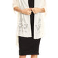 Sakkas Naomi Women Soft Sheer Embellished Chiffon Bridal Wedding Scarf Shawl Wrap