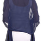 Sakkas Naomi Women Soft Sheer Embellished Chiffon Bridal Wedding Scarf Shawl Wrap