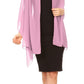Sakkas Jona Women Soft Sheer Chiffon Bridal Wedding Evening Scarf Shawl Wrap Stole