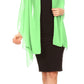 Sakkas Jona Women Soft Sheer Chiffon Bridal Wedding Evening Scarf Shawl Wrap Stole