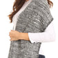 Sakkas Theo Unisex Warm Winter Heather and stripes Knit Hat & Scarf Set