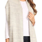 Sakkas Theo Unisex Warm Winter Heather and stripes Knit Hat & Scarf Set