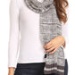 Sakkas Theo Unisex Warm Winter Heather and stripes Knit Hat & Scarf Set