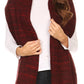 Sakkas Theo Unisex Warm Winter Heather and stripes Knit Hat & Scarf Set