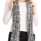 Sakkas Coline Soft Heather Chunky Cable knit Hat and Scarf Set Warm Cozy Winter