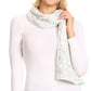 Sakkas Coline Soft Heather Chunky Cable knit Hat and Scarf Set Warm Cozy Winter