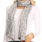 Sakkas Coline Soft Heather Chunky Cable knit Hat and Scarf Set Warm Cozy Winter