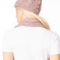 Sakkas Coline Soft Heather Chunky Cable knit Hat and Scarf Set Warm Cozy Winter