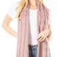 Sakkas Coline Soft Heather Chunky Cable knit Hat and Scarf Set Warm Cozy Winter