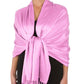 Sakkas Large Soft Silky Pashmina Feel Shawl Wrap Scarf Stole in Solid Colors