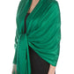Sakkas Large Soft Silky Pashmina Feel Shawl Wrap Scarf Stole in Solid Colors