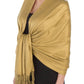 Sakkas Large Soft Silky Pashmina Feel Shawl Wrap Scarf Stole in Solid Colors