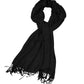 Sakkas Large Soft Silky Pashmina Feel Shawl Wrap Scarf Stole in Solid Colors