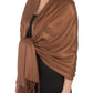 Sakkas Large Soft Silky Pashmina Feel Shawl Wrap Scarf Stole in Solid Colors