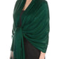 Sakkas Large Soft Silky Pashmina Feel Shawl Wrap Scarf Stole in Solid Colors