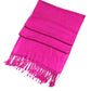 Sakkas Large Soft Silky Pashmina Feel Shawl Wrap Scarf Stole in Solid Colors