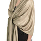 Sakkas Large Soft Silky Pashmina Feel Shawl Wrap Scarf Stole in Solid Colors