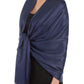 Sakkas Large Soft Silky Pashmina Feel Shawl Wrap Scarf Stole in Solid Colors