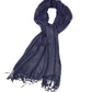 Sakkas Large Soft Silky Pashmina Feel Shawl Wrap Scarf Stole in Solid Colors