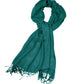 Sakkas Large Soft Silky Pashmina Feel Shawl Wrap Scarf Stole in Solid Colors