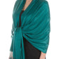Sakkas Large Soft Silky Pashmina Feel Shawl Wrap Scarf Stole in Solid Colors