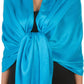 Sakkas 78" X 28" Rayon from Bamboo Soft Solid Pashmina Shawl / Wrap / Stole