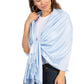 Sakkas 78" X 28" Rayon from Bamboo Soft Solid Pashmina Shawl / Wrap / Stole