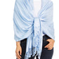 Sakkas 78" X 28" Rayon from Bamboo Soft Solid Pashmina Shawl / Wrap / Stole