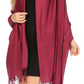 Sakkas 78" X 28" Rayon from Bamboo Soft Solid Pashmina Shawl / Wrap / Stole