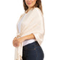 Sakkas 78" X 28" Rayon from Bamboo Soft Solid Pashmina Shawl / Wrap / Stole