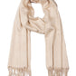 Sakkas 78" X 28" Rayon from Bamboo Soft Solid Pashmina Shawl / Wrap / Stole