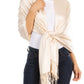 Sakkas 78" X 28" Rayon from Bamboo Soft Solid Pashmina Shawl / Wrap / Stole