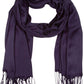 Sakkas 78" X 28" Rayon from Bamboo Soft Solid Pashmina Shawl / Wrap / Stole