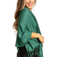 Sakkas 78" X 28" Rayon from Bamboo Soft Solid Pashmina Shawl / Wrap / Stole