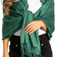 Sakkas 78" X 28" Rayon from Bamboo Soft Solid Pashmina Shawl / Wrap / Stole
