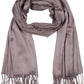 Sakkas 78" X 28" Rayon from Bamboo Soft Solid Pashmina Shawl / Wrap / Stole