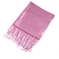Sakkas 78" X 28" Rayon from Bamboo Soft Solid Pashmina Shawl / Wrap / Stole
