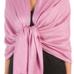 Sakkas 78" X 28" Rayon from Bamboo Soft Solid Pashmina Shawl / Wrap / Stole