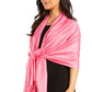 Sakkas 78" X 28" Rayon from Bamboo Soft Solid Pashmina Shawl / Wrap / Stole