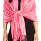 Sakkas 78" X 28" Rayon from Bamboo Soft Solid Pashmina Shawl / Wrap / Stole