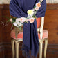 Sakkas 78" X 28" Rayon from Bamboo Soft Solid Pashmina Shawl / Wrap / Stole
